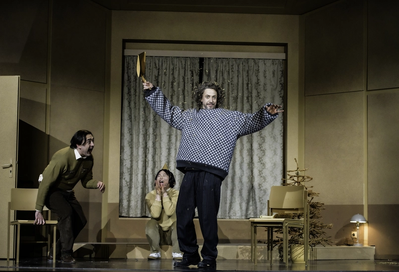 Dekoratives Szenenfoto aus Falstaff.