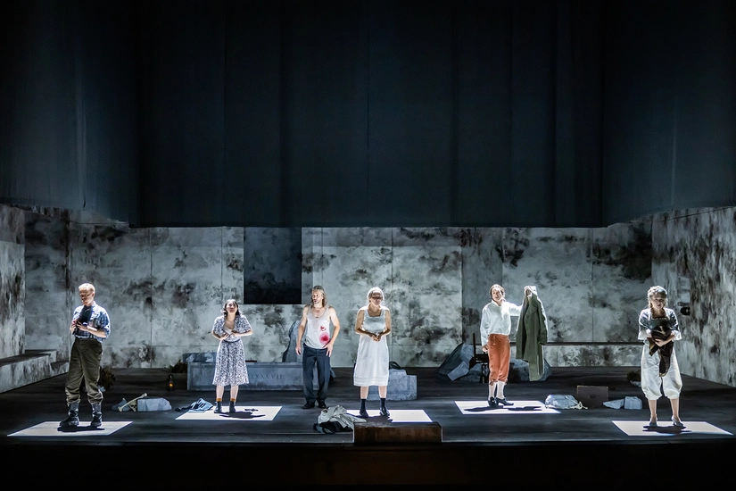 Dekoratives Szenenfoto aus Don Giovanni.