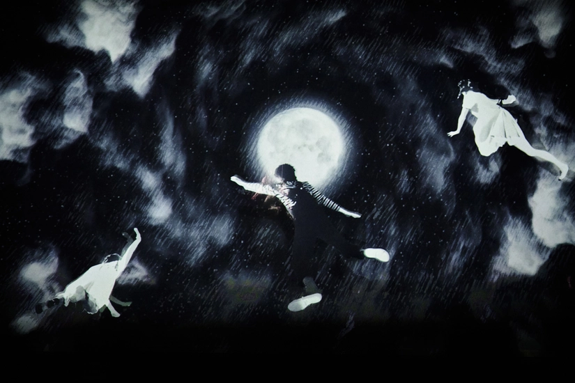 Dekoratives Szenenfoto aus »Peter Pan«.