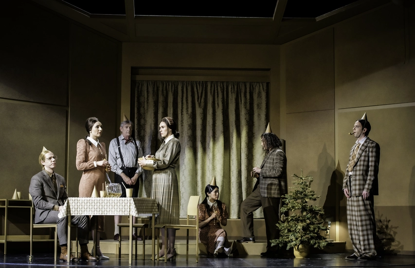 Dekoratives Szenenfoto aus Falstaff.