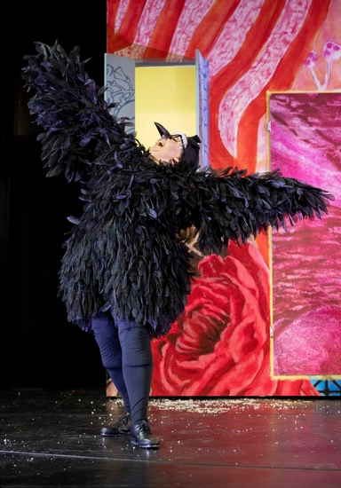 Dekoratives Szenenfoto aus Die kleine Hexe.