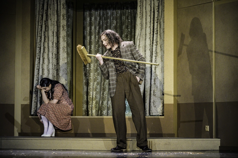 Dekoratives Szenenfoto aus Falstaff.