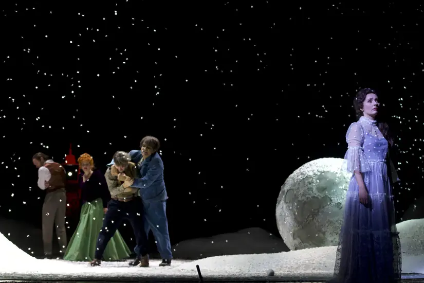 Dekoratives Szenenfoto aus La Bohème.