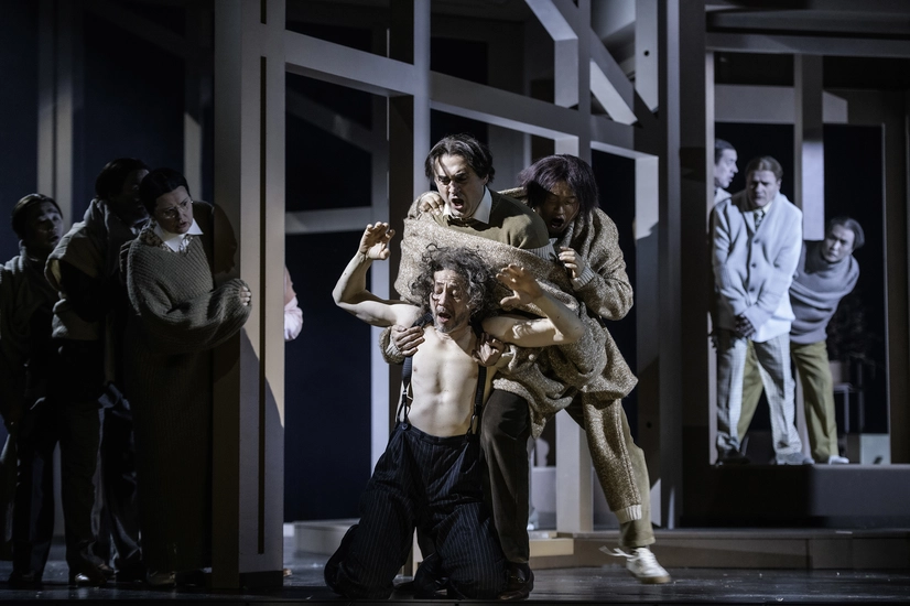 Dekoratives Szenenfoto aus Falstaff.