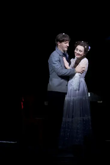 Dekoratives Szenenfoto aus La Bohème.