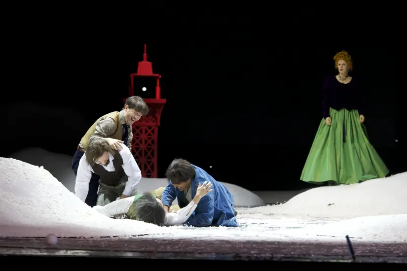 Dekoratives Szenenfoto aus La Bohème.
