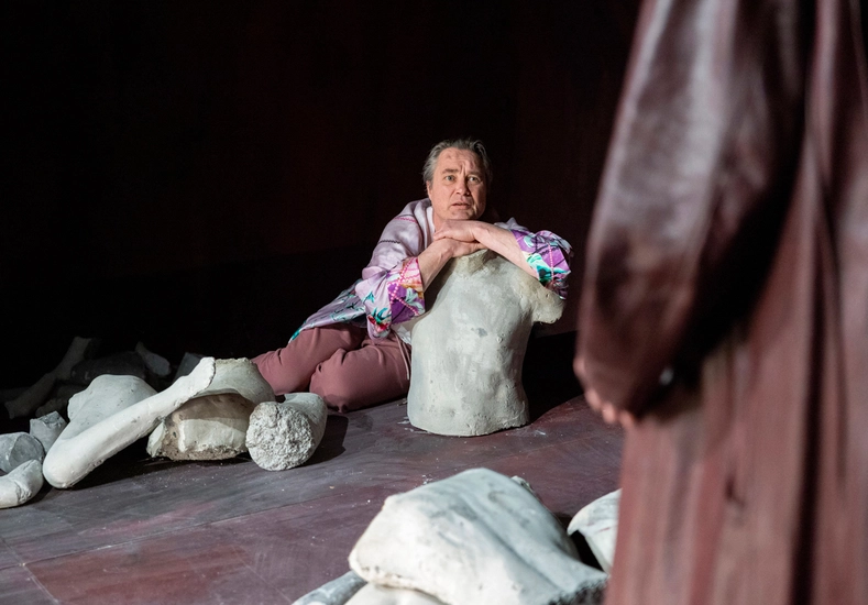 Dekoratives Szenenfoto aus Penthesilea. Ein Requiem.
