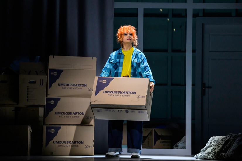 Dekoratives Szenenfoto aus Die Zauberflöte.