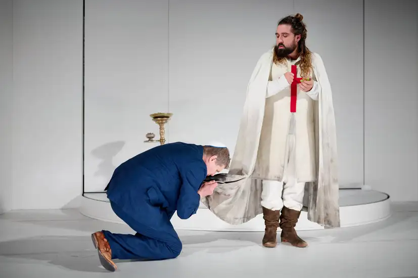 Dekoratives Szenenfoto aus Nathan der Weise.