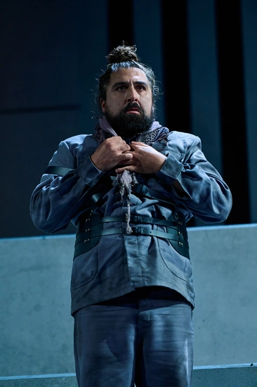 Dekoratives Szenenfoto aus antigone. ein requiem.