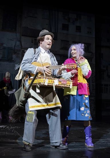 Dekoratives Szenenfoto aus Die kleine Hexe.