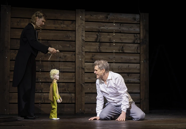 Dekoratives Szenenfoto aus Herzfaden.