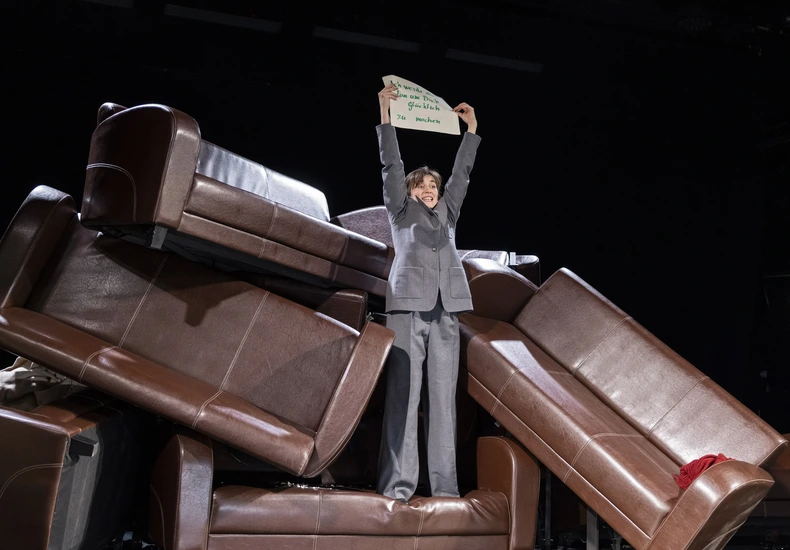 Dekoratives Szenenfoto aus Aimée und Jaguar.